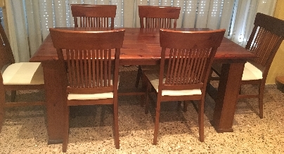Mesa saln con 6 sillas